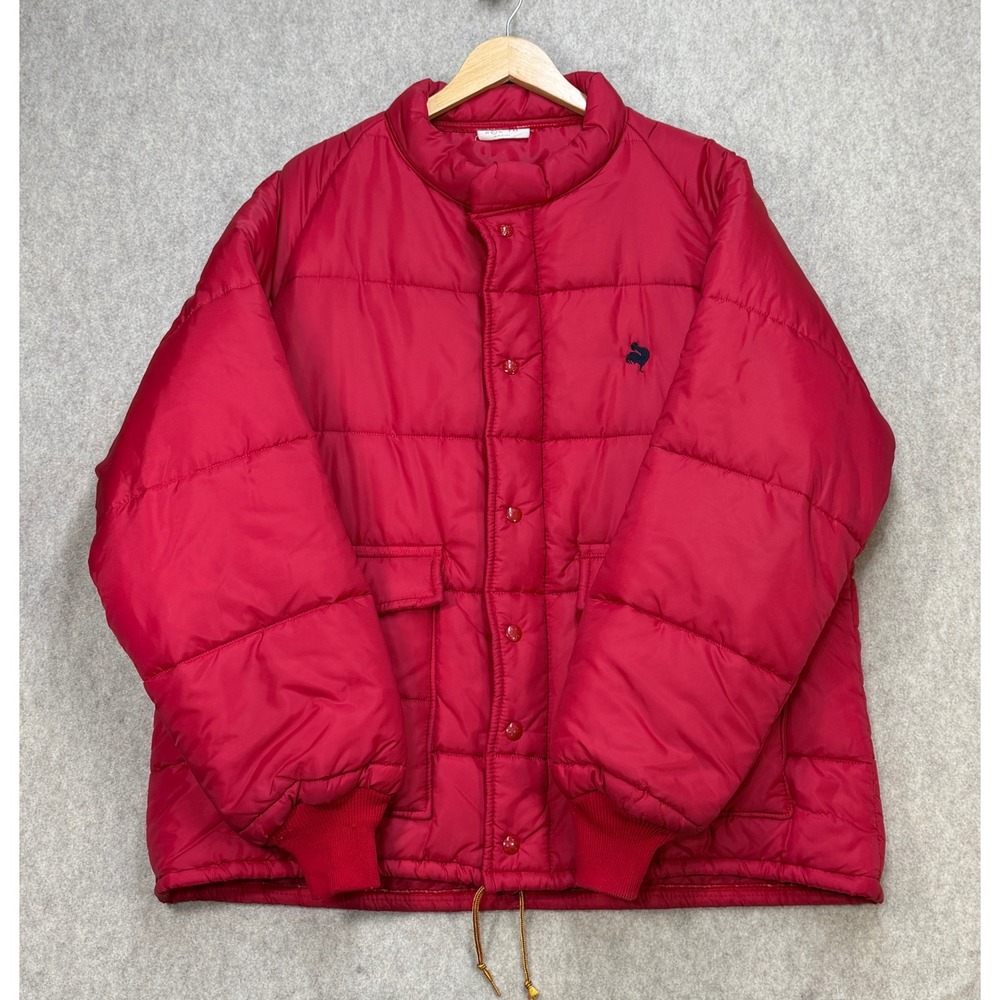 Vintage King Louie Puffer Jacket Mens XL Red 90s Technical Gorpcore Outdoor USA